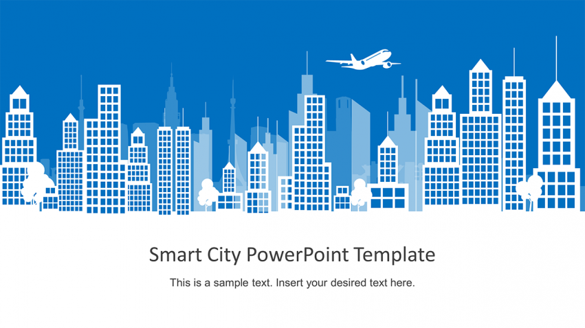 Smart City PowerPoint Background  Download