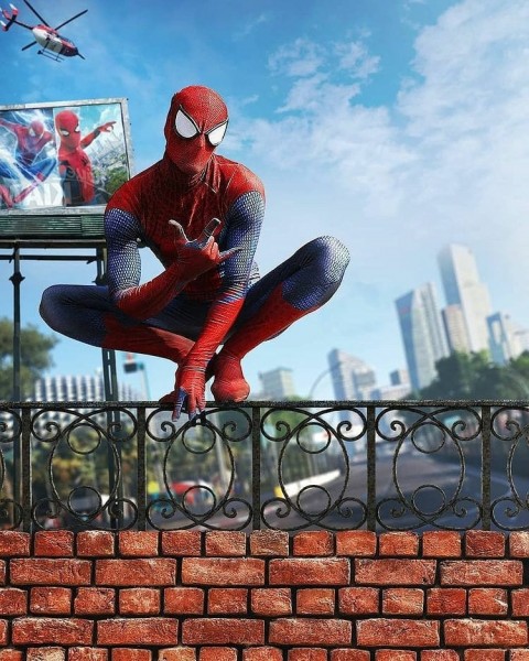 Spiderman Photo Editing Background HD Download