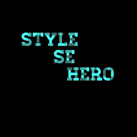 Style Se Hero English Hindi Text PNG Images Download