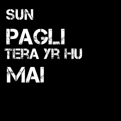 Sun Pagli English Hindi Text PNG Images Download