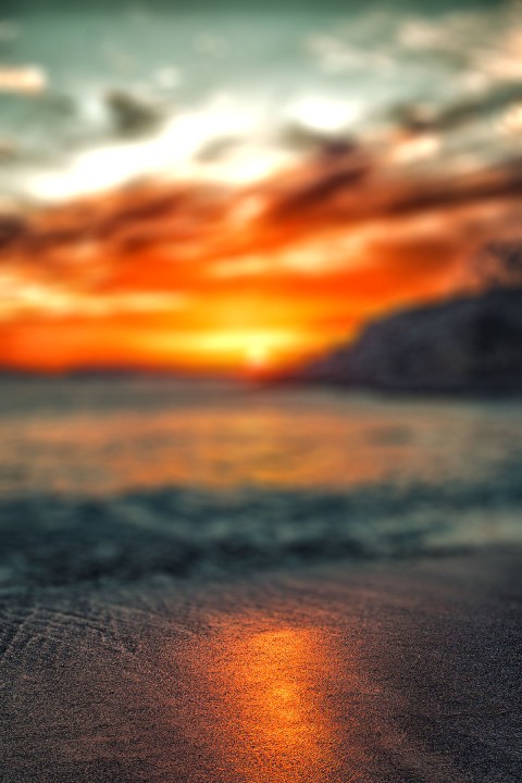 Sunset Beach CB Photoshop Editing Background Full HD Download | CBEditz