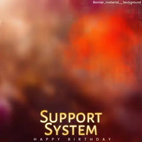 Support System Banner Background Full HD Download Free