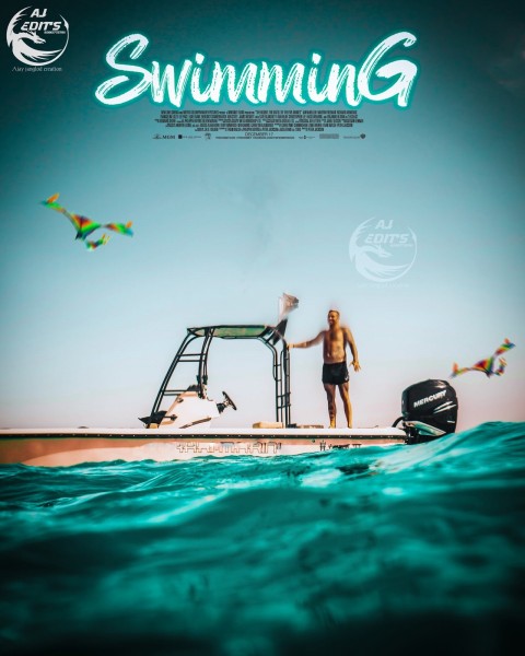 swimming background by aj edits