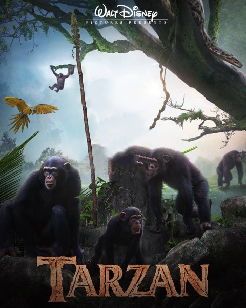 Tarzan Poster PicsArt CB Editing Background Full HD