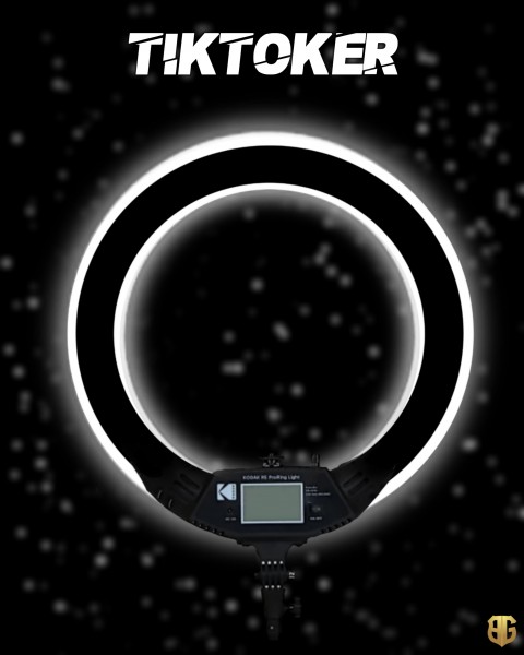 TikTocker Ring Light  Background Download