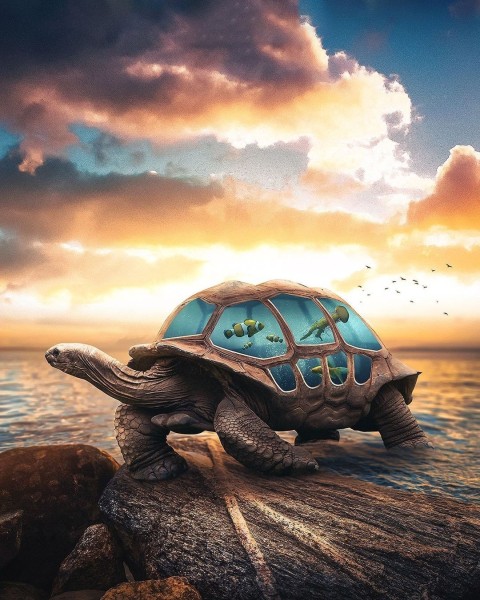 Tortoise PicsArt CB Editing Background HD