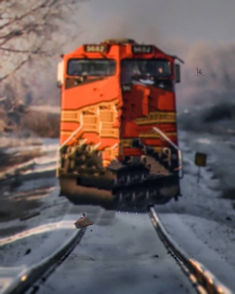 Train PicsArt Background HD Background