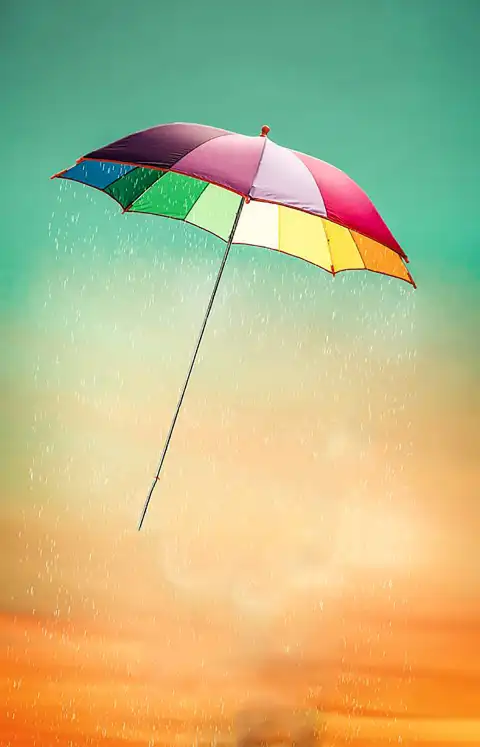 Umbrellas CB Background Full HD Download