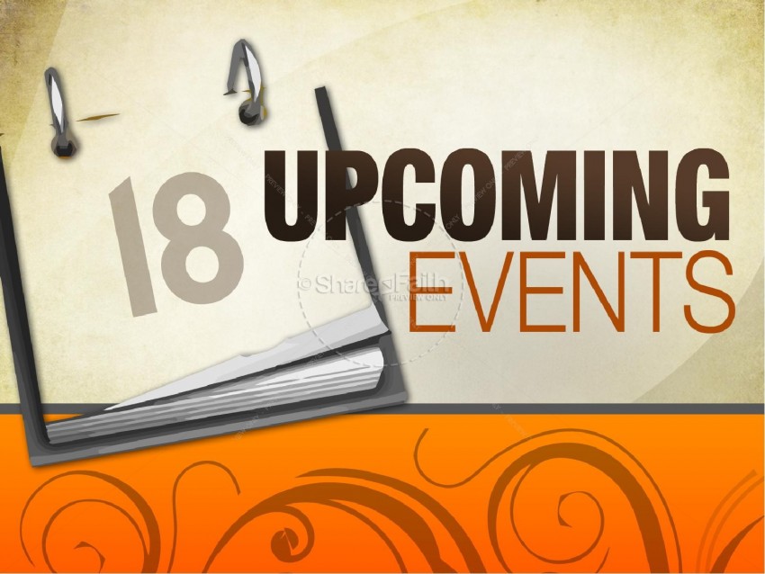 Upcoming Event PowerPoint Background Download