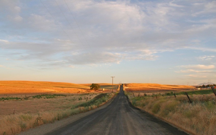 Village Road With Blue Sky Background HD Download - CBEditz