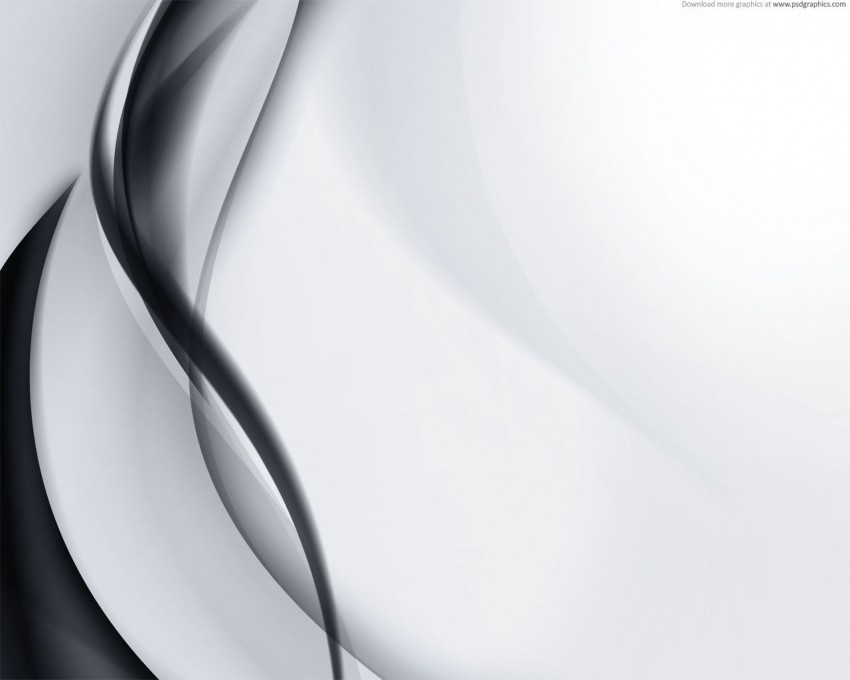 Wave White PowerPoint PPT Background