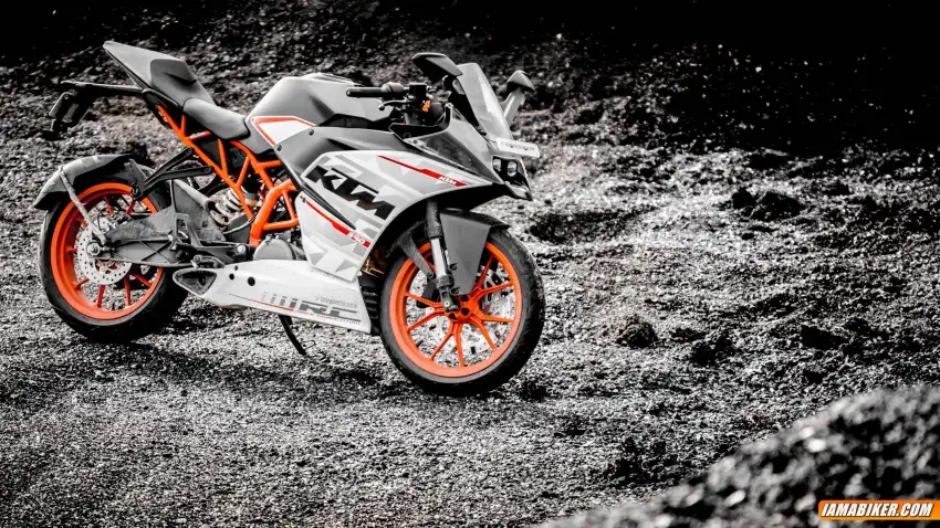 White RC Racing KTM Background HD Download Free