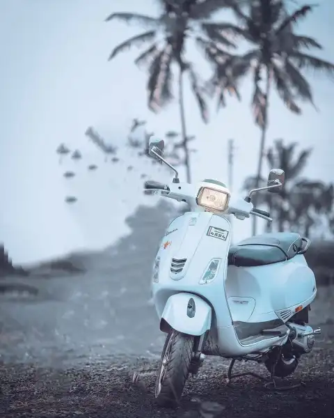 White Scooty Picsart Editing Background Full HD Download