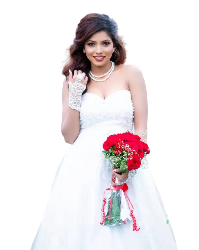 White Wedding Dress Girl PNG Images Download
