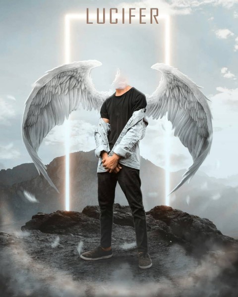 Wings Photography Body Without Face Editing Background