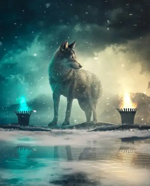 Wolf Big Size Photo Editing Background Download