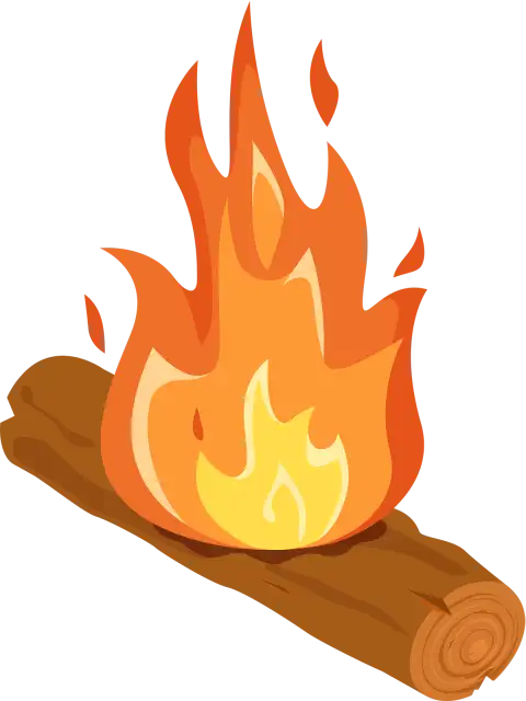 Wood Campfire Burning Fire Clipart Transparent PNG