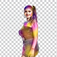 Cover Photo of Holi Girl PNG